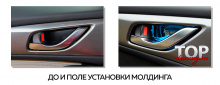 8283 Декоративные вставки в ручки дверей Epic Premium на Mazda CX-5