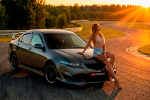 8286 Передний бампер Kitano на Honda Accord 7