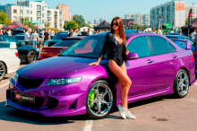 8286 Передний бампер Kitano на Honda Accord 7