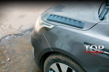 ВОЗДУХОЗАБОРНИКИ КАПОТА - ЖАБРЫ СТИНГЕР ДЖИ ТИ - ТЮНИНГ КИА РИО