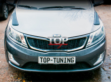 8315 Жабры в капот Stinger GT на Kia Rio 3
