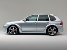 Пороги Тех Арт Магнум на Порше Кайен Турбо 955. (Пара) 