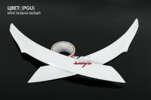 НАКЛАДКИ НА ПЕРЕДНЮЮ ОПТИКУ - МОДЕЛЬ ЭЛЕМЕНТ - ТЮНИНГ КИА РИО (3 ПОКОЛЕНИЕ, ДОРЕСТАЙЛИНГ, 2011 / 2015)