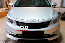 8374 Накладки на передний бампер Element на Kia Rio 3