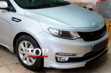 КЛЫКИ НА ПЕРЕДНИЙ БАМПЕР - МОДЕЛЬ ЭЛЕМЕНТ - ТЮНИНГ КИА РИО (3 ПОКОЛЕНИЕ, РЕСТАЙЛИНГ, 2015+)