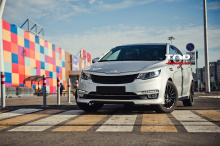 КЛЫКИ НА ПЕРЕДНИЙ БАМПЕР - МОДЕЛЬ ЭЛЕМЕНТ - ТЮНИНГ КИА РИО (СЕДАН, ХЕТЧБЭК, 3 ПОКОЛЕНИЕ, РЕСТАЙЛИНГ, 2015+)