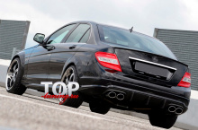 СПОЙЛЕР НА КРЫШКУ БАГАЖНИКА - МОДЕЛЬ АМГ СТИЛЬ - ТЮНИНГ МЕРСЕДЕС W204 (C-CLASS, ДОРЕСТАЙЛИНГ, РЕСТАЙЛИНГ, 2004 / 2010)
