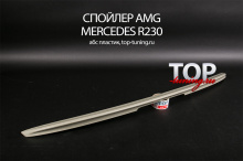 СПОЙЛЕР НА КРЫШКУ БАГАЖНИКА - МОДЕЛЬ АМГ СТИЛЬ - ТЮНИНГ МЕРСЕДЕС R230 (SL-CLASS, ДОРЕСТАЙЛИНГ, РЕСТАЙЛИНГ, 2001 / 2010)