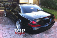 СПОЙЛЕР НА КРЫШКУ БАГАЖНИКА - МОДЕЛЬ АМГ СТИЛЬ - ТЮНИНГ МЕРСЕДЕС R230 (SL-CLASS, ДОРЕСТАЙЛИНГ, РЕСТАЙЛИНГ, 2001 / 2010)