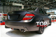 СПОЙЛЕР НА КРЫШКУ БАГАЖНИКА - МОДЕЛЬ БРАБУС - ТЮНИНГ МЕРСЕДЕС W204 (C-CLASS, ДОРЕСТАЙЛИНГ, РЕСТАЙЛИНГ, 2004 / 2010)