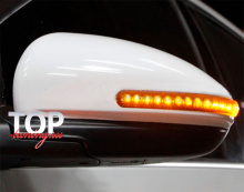 8444 Крышки боковых зеркал с указателями поворотов YH-068 на Chevrolet Cruze 2