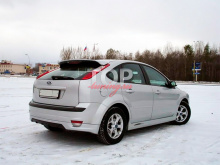 НАКЛАДКА НА ЗАДНИЙ БАМПЕР - МОДЕЛЬ АПЕКС ФОРС - ТЮНИНГ ФОРД ФОКУС 2 (ДОРЕСТАЙЛИНГ, ХЭТЧБЕК, 2004 / 2008)