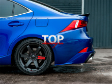 НАКЛАДКА НА ЗАДНИЙ БАМПЕР - МОДЕЛЬ АПЕКС ГТ - ТЮНИНГ ЛЕКСУС IS (3 ПОКОЛЕНИЕ)