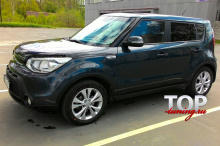 8521 Накладки на колёсные арки Bastion дорестайлинг на Kia Soul 2 поколение