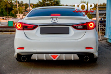 ЮБКА ПЕРЕДНЕГО БАМПЕР - МОДЕЛЬ АПЕКС СПОРТ ТЮНИНГ МАЗДА 6 GJ (СЕДАН, РЕСТАЙЛИНГ, ДОРЕСТАЙЛИНГ, 2012+)