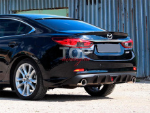 8522 Диффузор заднего бампера A`PEX с стоп-сигналом на Mazda 6 GJ