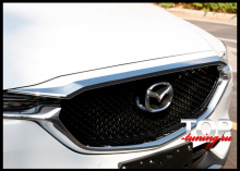 ДЕКОРАТИВНЫЙ МОЛДИНГ НА ПЕРЕДНИЙ БАМПЕР ЭПИК - ТЮНИНГ МАЗДА СХ-5 (2 ПОКОЛЕНИЕ, MAZDA CX-5 NEW 2017+)