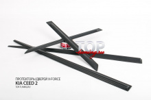 8558 Протекторы дверей X-Force на Kia Ceed 2
