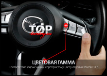 8577 Облицовки кнопок на руле на Mazda CX-5 2 поколение