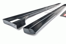 ТЮНИНГ ФОЛЬКСВАГЕН ПОЛО (СЕДАН, 2010 - 2015) НАКЛАДКИ БОКОВЫХ ПОРОГОВ RS-LINE АБС ПЛАСТИК / ПОД ОКРАСКУ