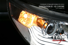 Хромированные 8718 Тюнинг фары HD Xenon Ready Bifocal на Honda CR-V