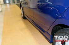 8750 Накладки на пороги - Обвес Exclusive на Hyundai Solaris