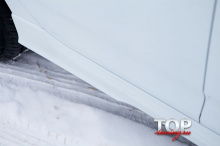 НАКЛАДКИ НА ПОРОГИ - ОБВЕС ЭКСКЛЮЗИВ ТЮНИНГ ХЕНДАЙ СОЛЯРИС 1 (2010-2017)