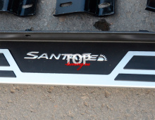 8784 Пороги ступени OEM на Hyundai Santa Fe 3 (DM)