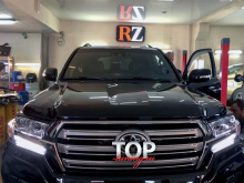 8806 Реснички на фары NEW на Toyota Land Cruiser 200