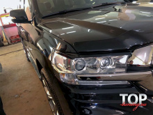 8806 Реснички на фары NEW на Toyota Land Cruiser 200