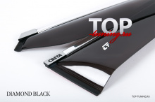 8853 Дефлекторы на окна Black Line на Hyundai Creta