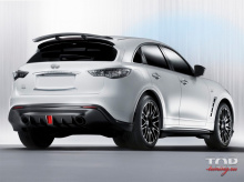 ТЮНИНГ INFINITI FX 2 / QX70 / 2011+ СПОЙЛЕР НА ПЯТУЮ ДВЕРЬ VETTEL EDITION СТЕКЛОПЛАСТИК / ПОД ОКРАСКУ