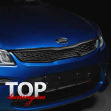 8871 Накладка на решетку радиатора Advance на Kia Rio 4