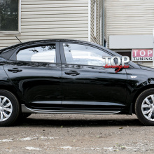 8882 Пороги (накладки) Ambassador на Hyundai Solaris