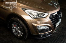 ТЮНИНГ ХЕНДАЙ САНТА ФЕ 3 (2012-2016) ПЕРЕДНИЙ БАМПЕР - ОБВЕС LARTE