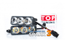 9086 Ходовые огни с указателями поворотов SPARK 3 (85 x 30 mm)