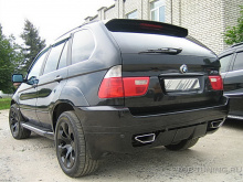 Обвес - тюнинг HRT с расширением кузова для BMW X5 E53.