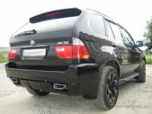 Обвес - тюнинг HRT с расширением кузова для BMW X5 E53.