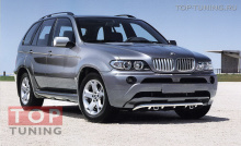 Передний бампер, обвес Aero, тюнинг BMW X5 - E53.