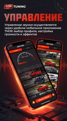 9129 Электронная выхлопная система THOR & STORM & ECHO на Mercedes GLE