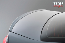 ТЮНИНГ КИА РИО 4 (2017+) ЛИП СПОЙЛЕР БАРРАКУДА НА БАГАЖНИК АБС ПЛАСТИК / ПОД ОКРАСКУ / МОНТАЖ БЕЗ ПОДГОНКИ