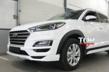 9172 Юбка на передний бампер Ambassador на Hyundai Tucson 