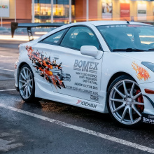 922 Накладки Bomex на пороги Toyota Celica T23