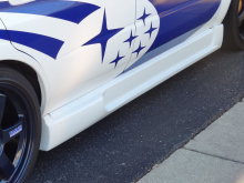 Накладки на пороги - пара, Обвес - INGS +1, тюнинг Subaru IMPREZA WRX (STi) Лиса.