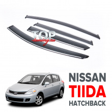 9375 Дефлекторы на окна на Nissan Tiida 