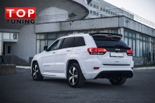 9455 Нижний спойлер Tyrranos на Jeep Grand Cherokee WK2