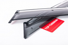 ТЮНИНГ ХЕНДАЙ i30 (2007 - 2012) ДЕФЛЕКТОРЫ ОКОН С ХРОМИРОВАННОЙ ПОЛОСОЙ