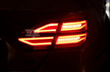 9581 Задние светодиодные фонари Epistar Mercedes-Benz Style на Toyota Camry V50 (7)