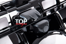 ТЮНИНГ МЕРСЕДЕС E-КЛАСС W213 (СЕДАН / УНИВЕРСАЛ, 2016+) РЕШЕТКА РАДИАТОРА PANAMERICANA BLACK EDITION / ПРОСТОЙ МОНТАЖ / ЭМБЛЕМА ПРИОБРЕТАЕТСЯ ОТДЕЛЬНО