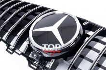 9595 Стеклянная эмблема звезда в решетку радиатора на Mercedes E-Class E 213